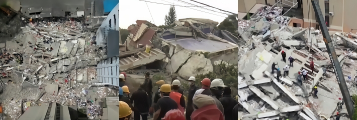 哥伦比亚 发生7.5级地震 现场视频曝光 地震造成3800多人受伤 4万多家庭受灾