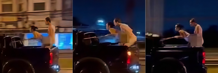 俄罗斯博主 格奥尔基祖格科耶夫 在皮卡车尾后入性丑闻曝光 被普吉岛当局拘留面临付款驱逐！