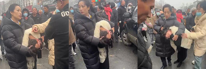雄安新区 原配当街捉小三 据说小三才还是学生 丈夫纯纯的强奸学生妹啊！