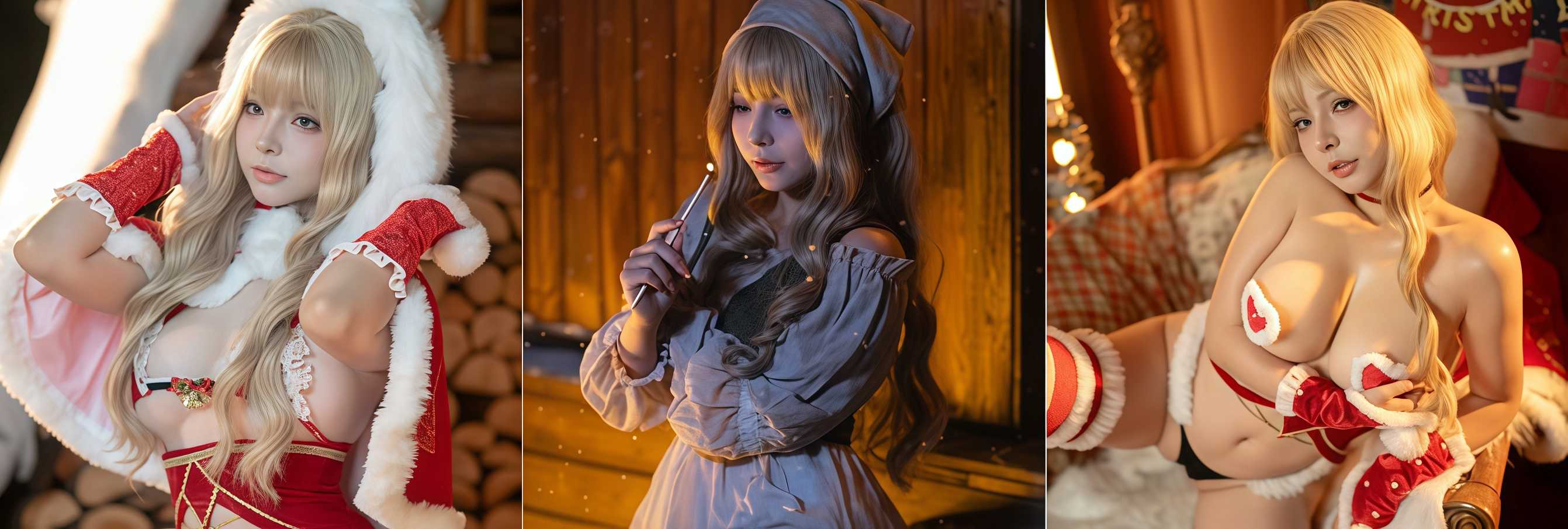 极品女神 Yuuhui COS系列新作 玉汇卖炸弹的小女孩 完美诠释危险与魅惑的边界艺术