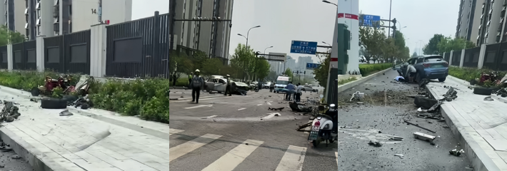 合肥市瑶海区磨店街发生交通惨案 电动车失控后撞向三轮车大爷 老人当场身亡令人痛心