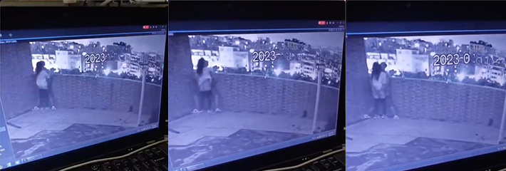 [爆料] 广东员村 一对情侣晚上去天台偷情，结果被摄像头全程拍摄 ，还有人喝着可乐看直播