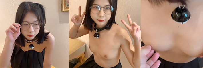眼镜娘萌妹清纯纯欲系小女友 侧辫吐舌头简直可爱到爆表 操起来有种犯罪的感觉！
