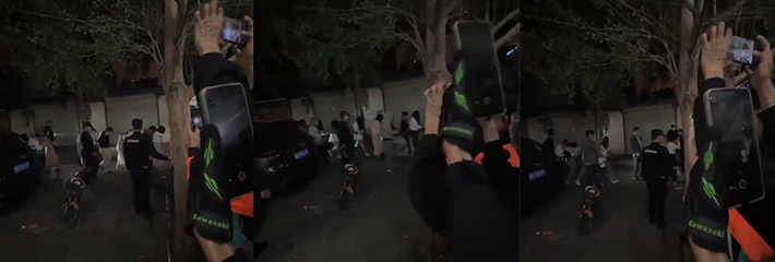 海南的陵水 大型捉鸡扫黄现场 被抓的人一波一波 看热闹的人山人海