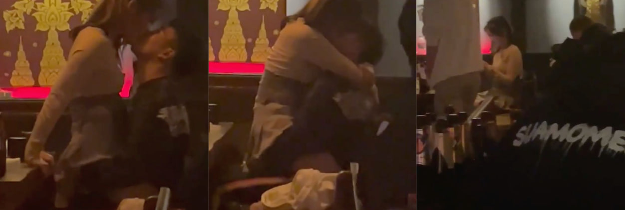 海伦斯酒吧一女战两男现场直播！白衣大侠结束后黑衣大侠紧接登场！