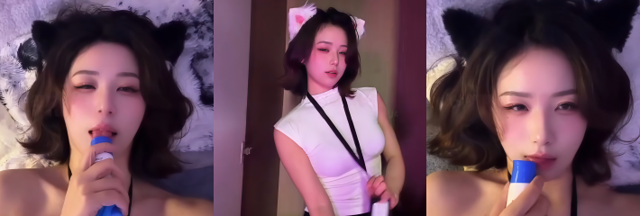 抖音极品网红 鹿木十三分 下播后穿着黑丝诱惑发骚 娇喘声超诱人