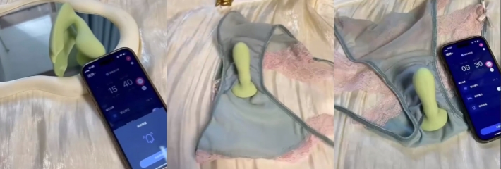 女生专用穿戴式闹钟 再也不用担心赖床迟到了 被撑满一整晚 早晨性福地醒来！