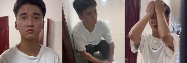 猥琐变态男子溜进女寝盗窃女性内衣裤打飞机被抓 内衣裤偷完之后不得来个顶级过肺？
