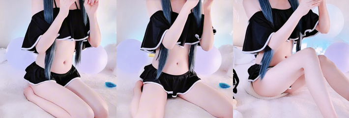 ASMR声控二次元博主 千早澪 cos黑见芹香 贴身舔耳深情助眠福利