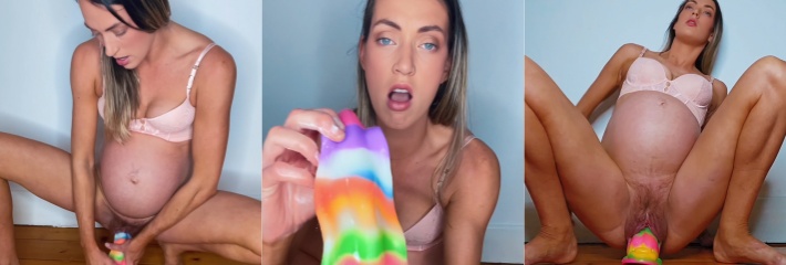 顶级反差婊孕妇 millygrace 孕肚隆起却幻龙自慰狂插喷水 骚到骨子里