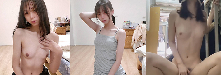 贫乳美少女为完成主人的任务按照要求头上套着内裤在宿舍骑乘假肉棒！全程露脸实拍很有撸点！