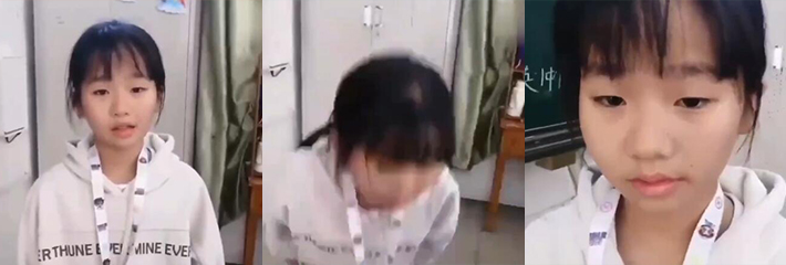 广西柳州 学生因吃零食违反校规 被老师扇耳光 还录视频并让学生鞠躬谢谢自己！