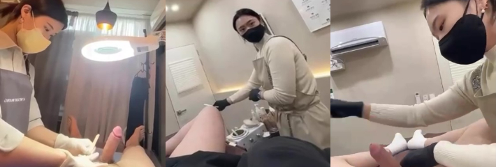 第一视角带你看男主刮毛体验 小姐姐一脸认真在除毛 却不曾想小哥哥鸡吧早已硬起！