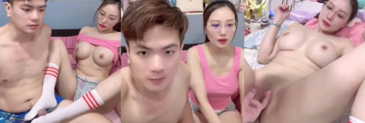 FansOne 李蓉蓉的秘密生活 男女一起玩色情电脑游戏 玩到受不了各种体位内射！