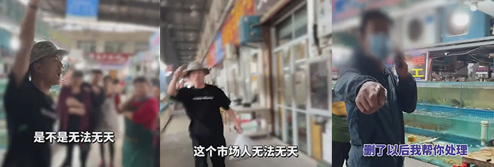 全网热搜 江苏连云港鬼称 市场管理人员抢手机打人 狂飙兄弟被人追!