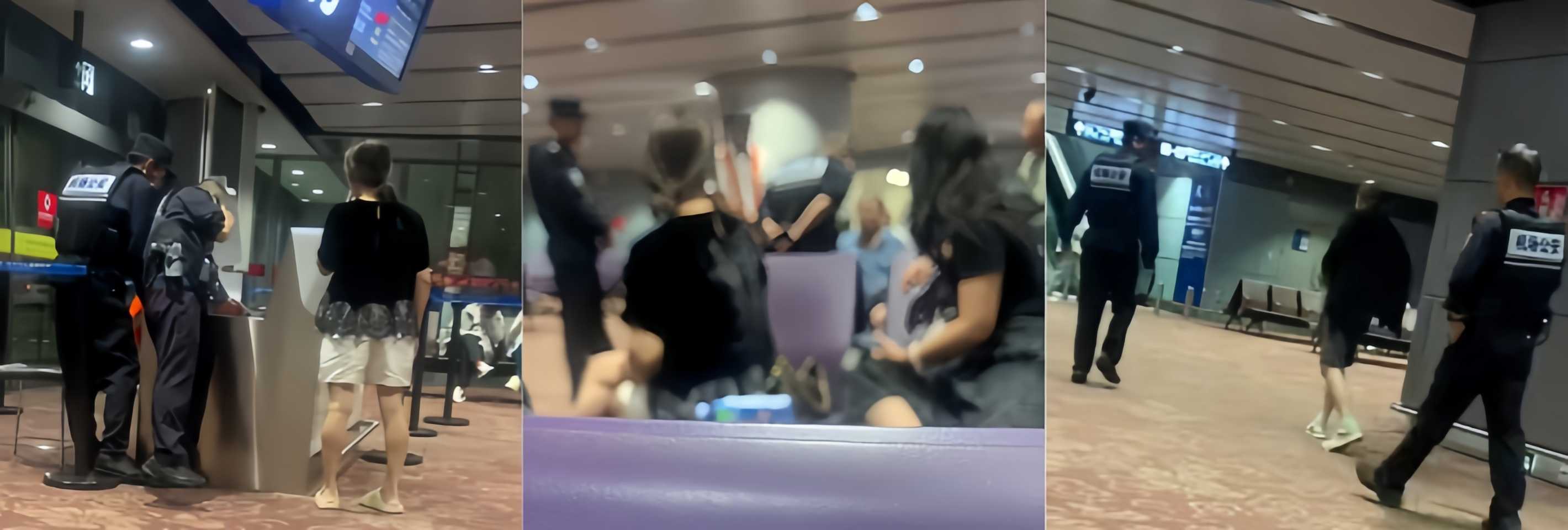 昆明长水机场 一名男子因航班延误近八小时 扬言要炸掉昆明机场 被公安带走并接受批评教育！