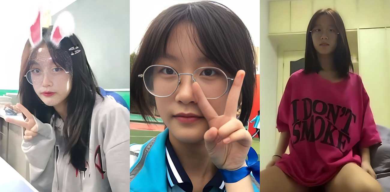 苗条身材清纯女大 李嘉琪 被校外富二代男友骗炮，恋爱三个月惨遭抛弃后还被曝光大量在校期间1v1裸聊视频！极致的眼镜娘反差！