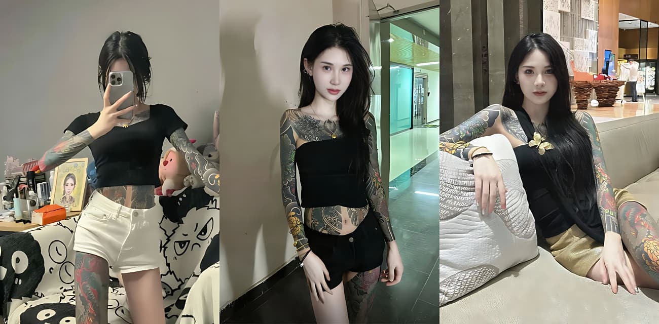 花臂纹身精神小妹 露脸直播大秀 和眼镜男直接开干 又是羡慕精神小伙能近距离实战的一天啊！