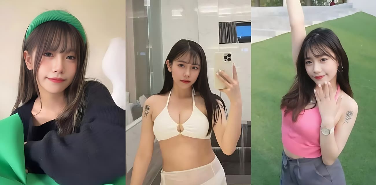 海外版抖音tiktok网红 黄小唐 早期黄播漏点揉奶视频被挖，反差惊人没想到甜妹私下如此浪荡大批粉丝脱粉！