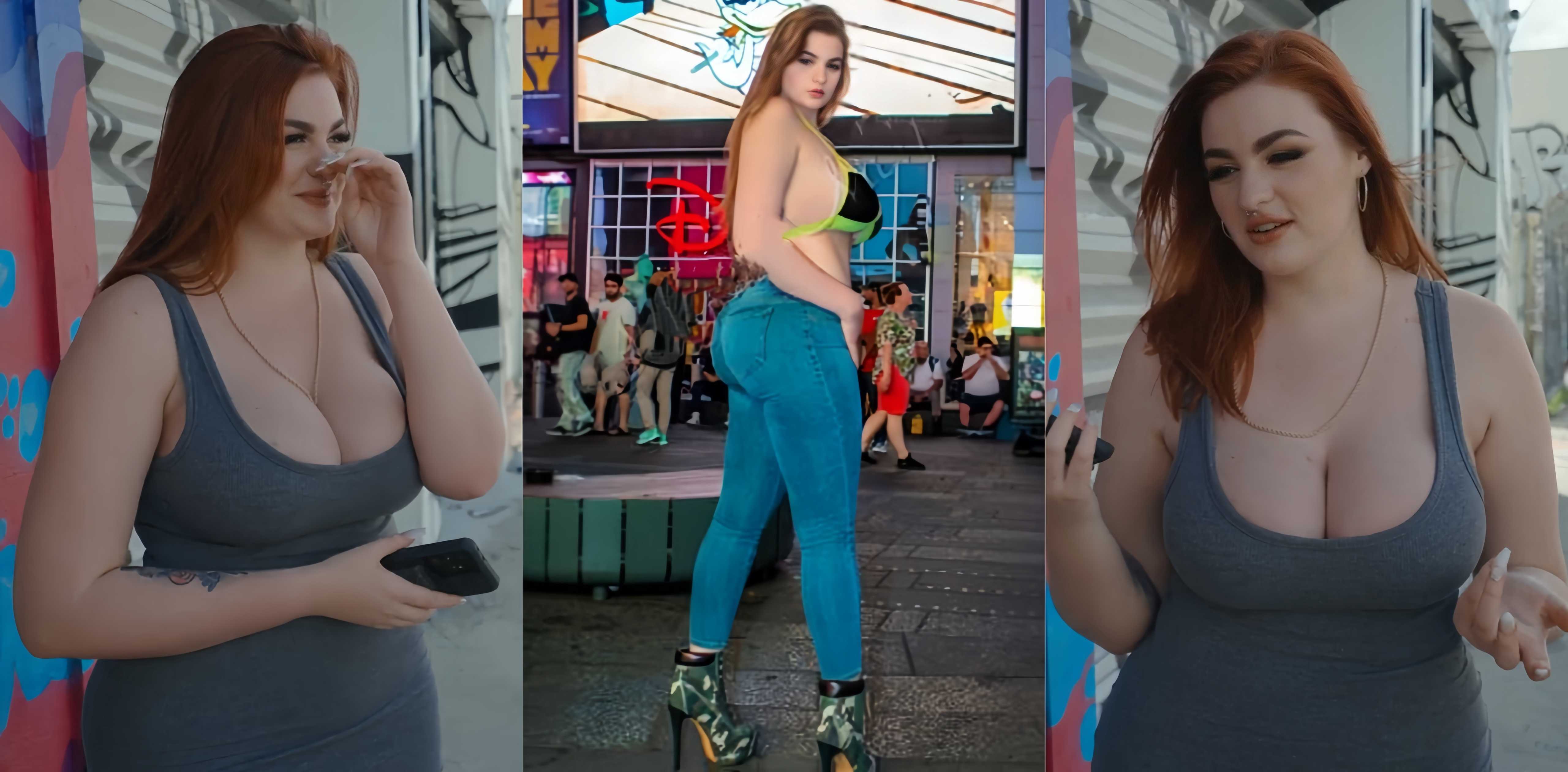 300块搭讪路边大胸美女 Abigail Morris 街尾小巷做爱 粉嫩白虎完美身材肥而不腻！