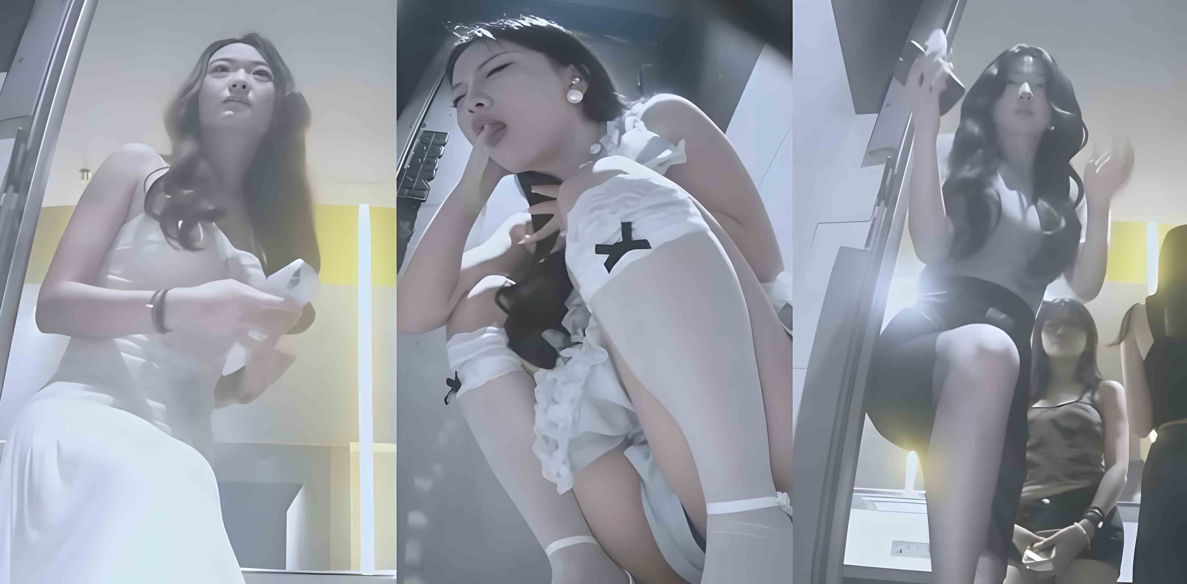 自拍偷拍 夜总会酒吧女厕偷拍黑丝高跟美女 喝多了扣喉吐完还蹲着尿尿 后入视角全是细节