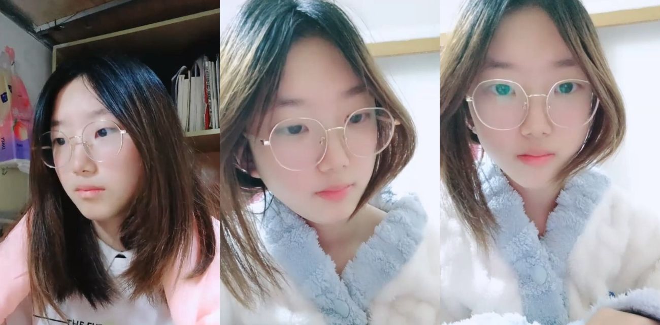 清纯眼镜学生妹 安安宝贝 外表乖乖女在宿舍三点全露自慰视频不慎流出！