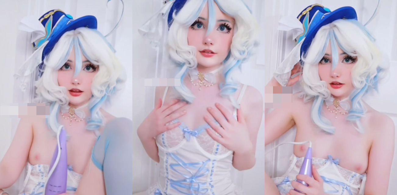 欧美onlyfans福利姬 Rynkerbelle cos原神芙宁娜 皮肤白皙超高颜值 震动棒狂震鲍鱼 骚叫不断！
