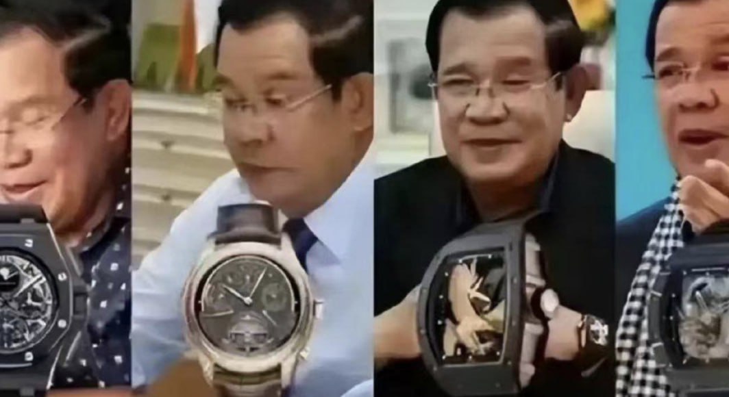 柬埔寨资讯： 洪森千万表惊呆外界❗️电诈黑钱正悄悄流向腕间❓