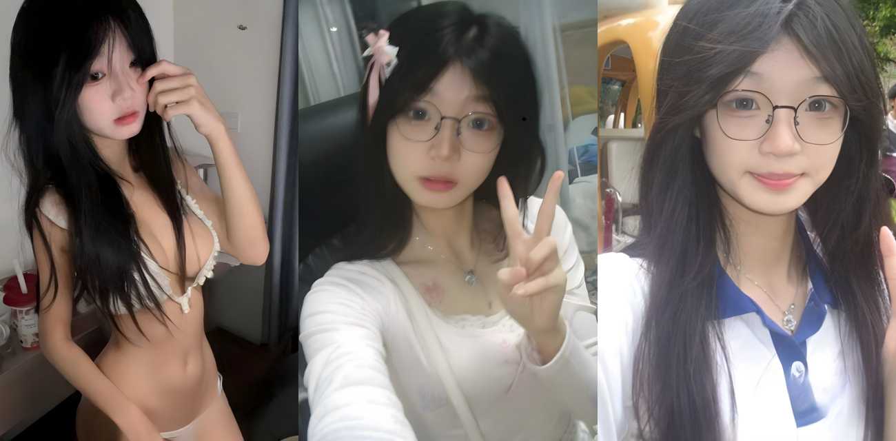 大一清纯可爱美少女学妹 刚满18岁 被精神小伙男友蛊惑带到酒店 无套打桩后入爆操白嫩馒头逼 反差太强！