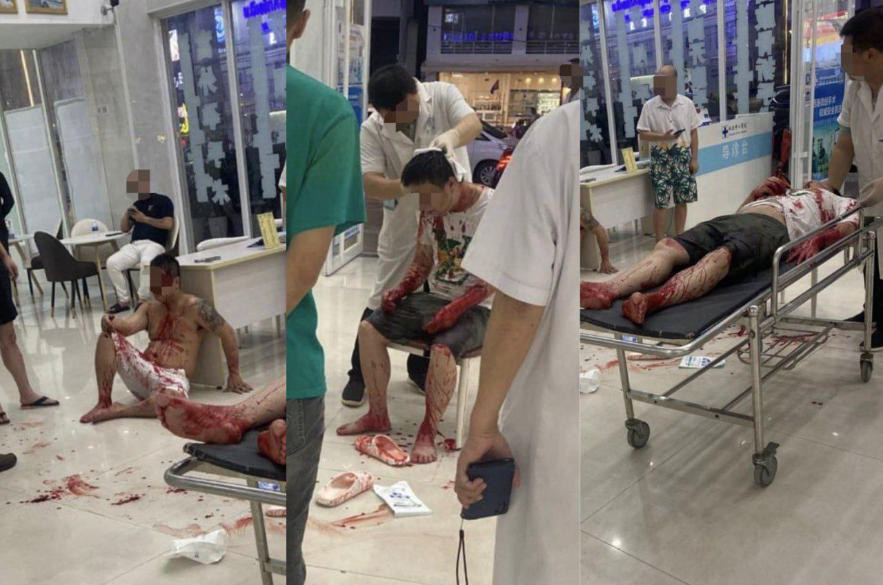 柬埔寨新闻：昨晚西港发生砍人事件，3名中国人被砍至重伤。