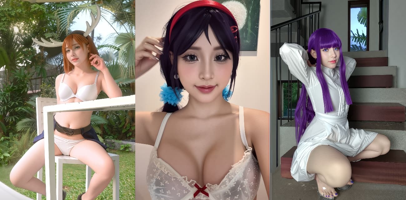 Onlyfans福利姬 yuumeilyn 付费视频流出，超美大眼cos粉发美少女，丰乳肥臀，在床上各种姿势被猛干，阿黑颜不断，真让她爽上了!