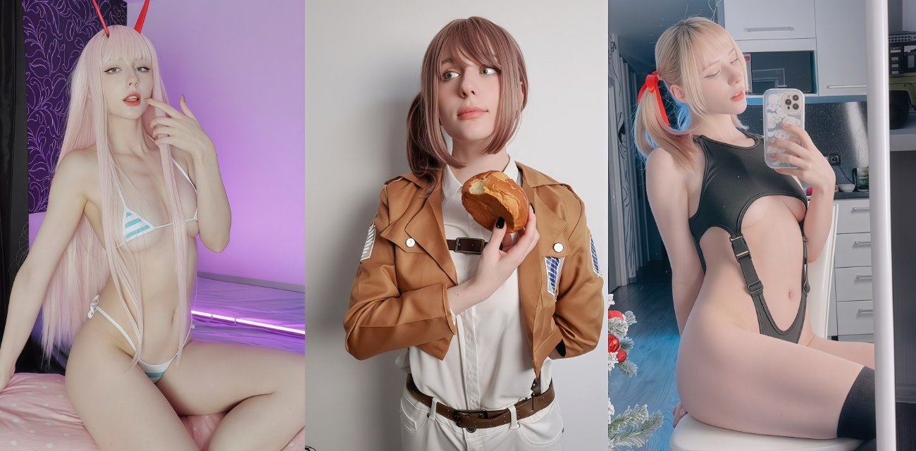 欧美Cos软妹 Tulpina 新作 一身弥海砂装扮 镜头前主动展露美乳嫩穴 穿黑丝翘起臀被后入爆操