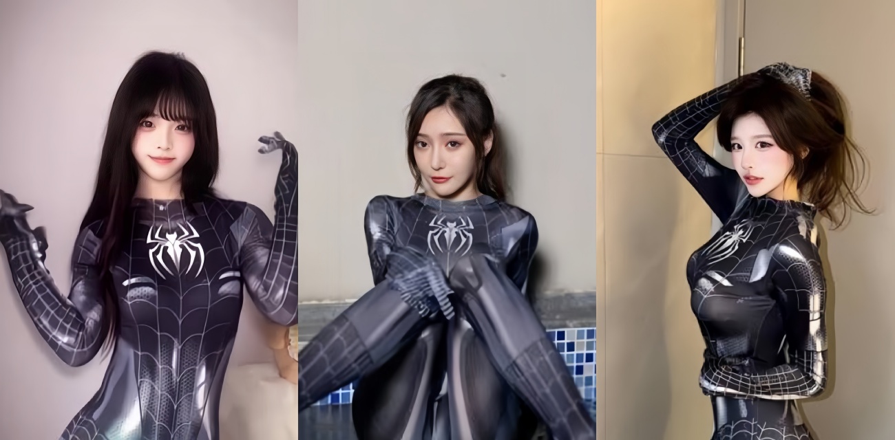 每日大赛之蜘蛛侠 Cos紧身衣女蛛被无套猛操到精液灌满 瓜友热评中