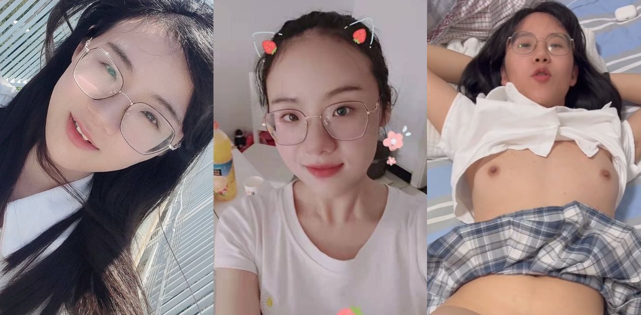 十个眼镜九个骚 还有一个特别骚 极品反差眼镜妹 穿着jk和男友家中自拍小视频 被男友大屌疯狂打桩 淫叫不断！
