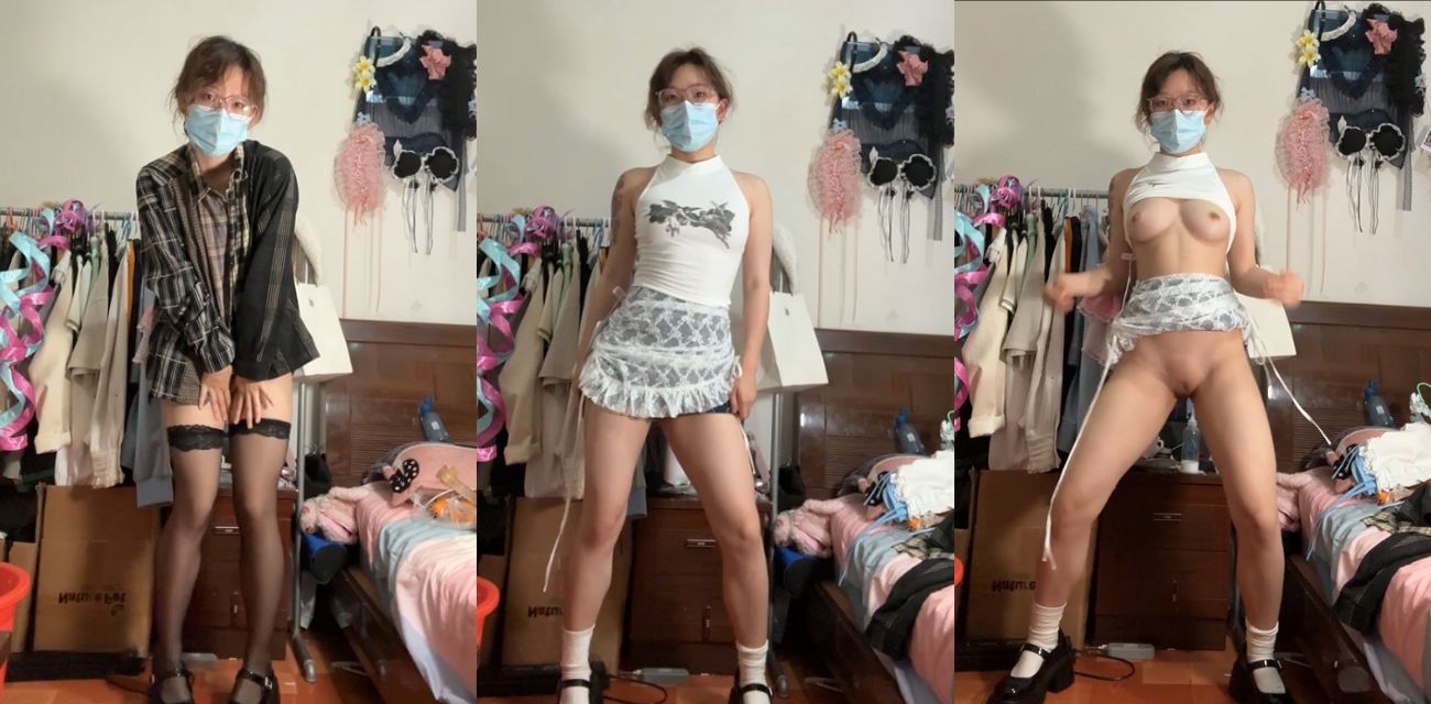微胖高中生福利姬家中自拍主人福利视频，两个奶子就能看出年纪不大，绝对的嫩