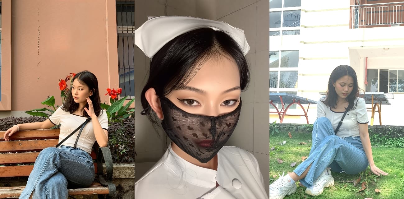 浙江中医药滨江学院 黄诗莹 背着男友夜店偷情寻欢性爱视频被曝光，白天护士装，晚上各种黑丝制服被爆操打桩，被干的爽到差点喘不过气来
