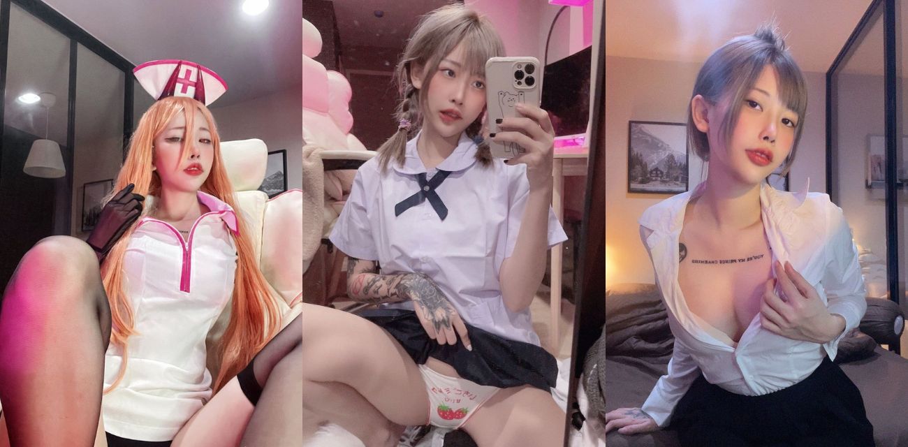 高颜值少萝，床上反差性感小母狗 喜欢各类制服扮演小护士，无套进入娇喘声不断，太骚气了