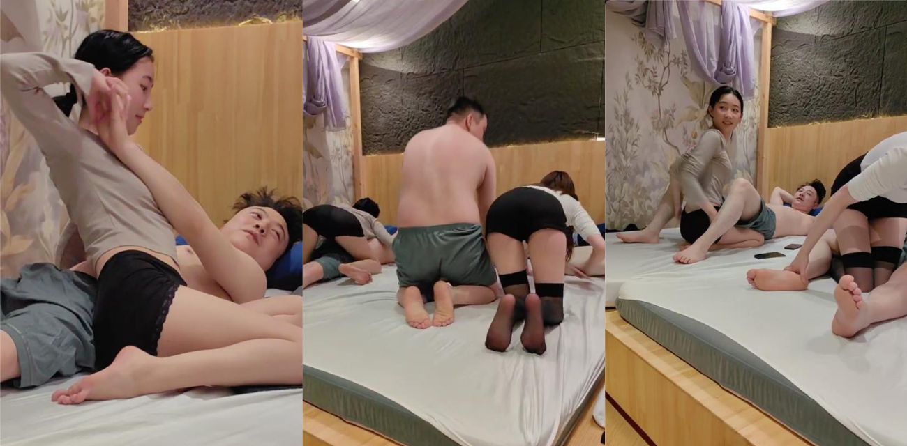 瓜友投稿 18岁妹妹穿打底裤按摩奶子推肚子 怪不得男人都爱出去玩，你就看这服务，谁不迷糊啊！