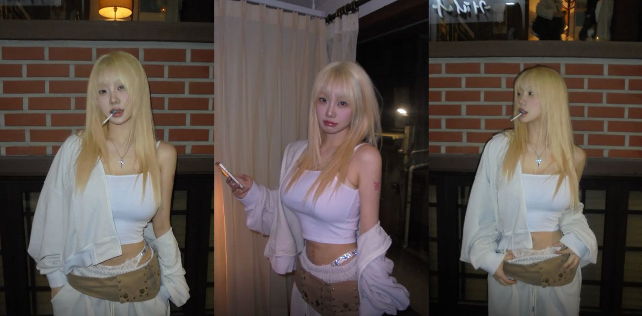 浙江快手精神小妹网红 还能抱你吗 和黄毛男友性爱视频流出，边抽烟边被拿着手机各种怼脸怼逼拍不介意！小妹精神！