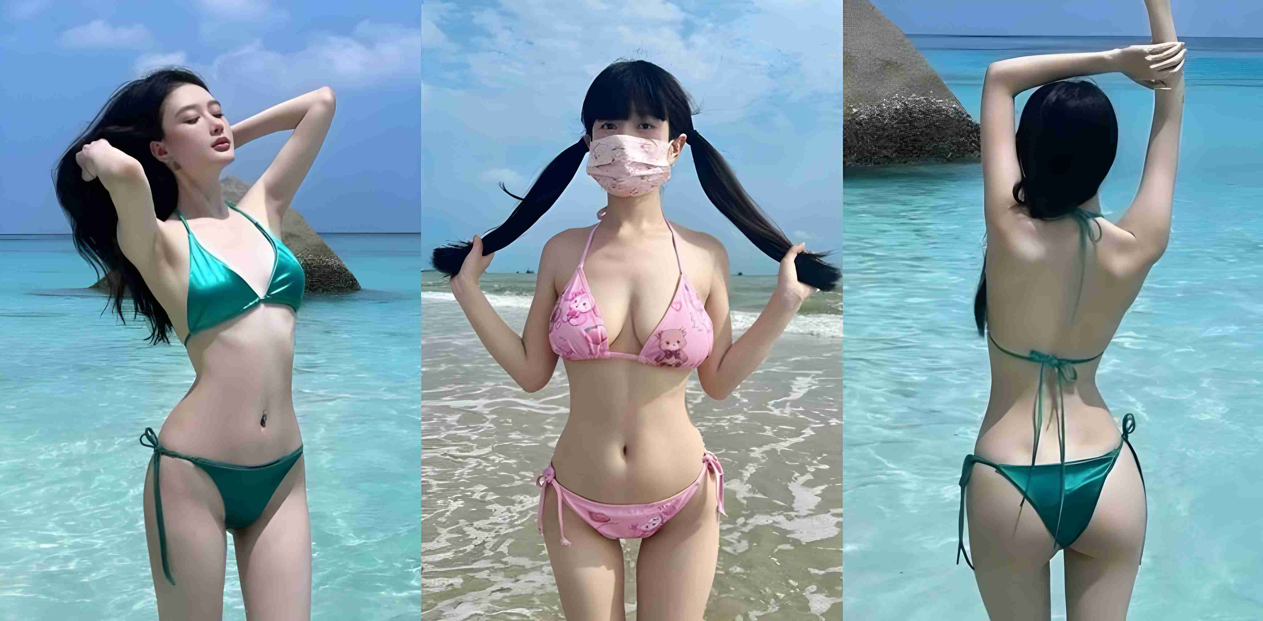 每日大赛 比基尼 骚货争霸赛 海滩露出后入猛操 奶子狂甩浪叫求更深｜瓜友热评中