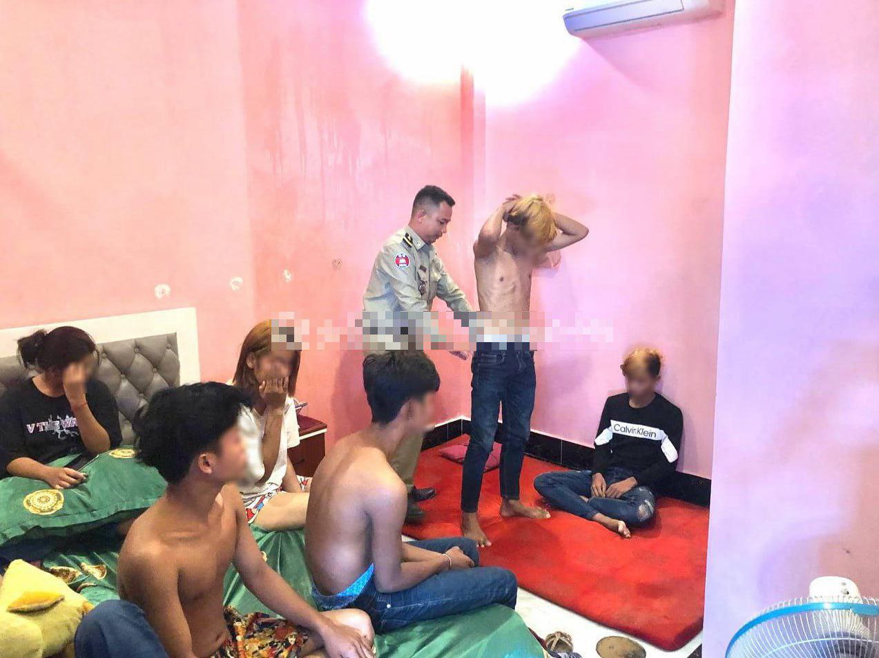 柬埔寨新闻：干丹省突击检查：12名青少年聚集旅馆被查处