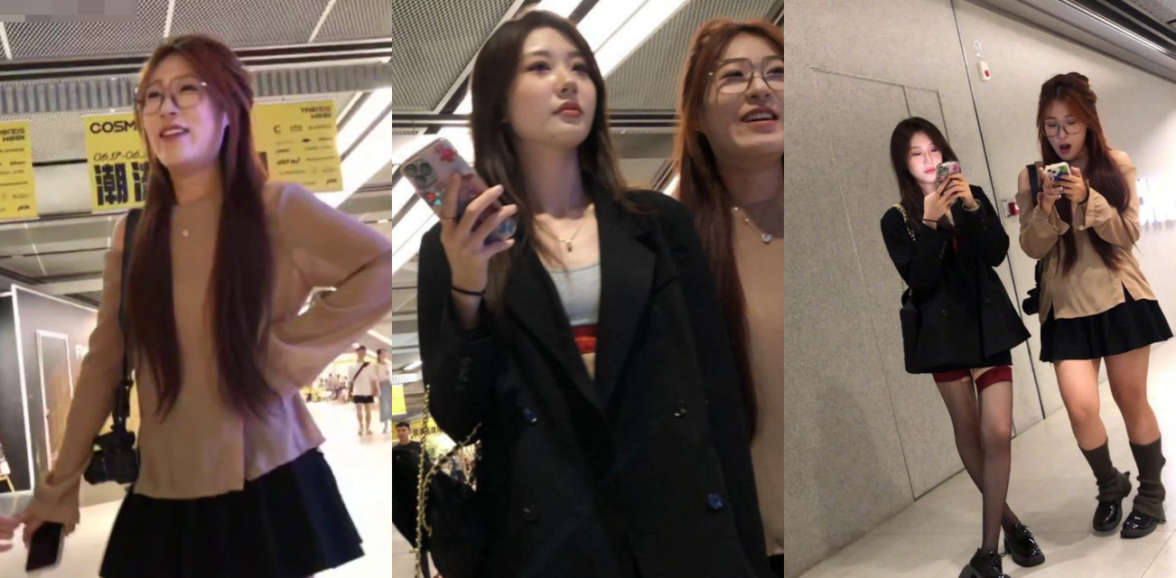 街头抄底偷拍！商场偷拍高颜值模特 美丽翘臀包裹着黑色内内 让人忍不住鼻血狂喷！