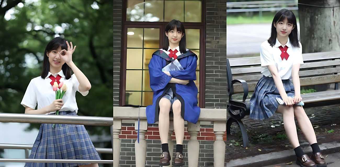 清纯校服JK女大学生，人前是个超级乖巧的小甜妹，在床上被男友调教成反差母狗，简直不要太骚