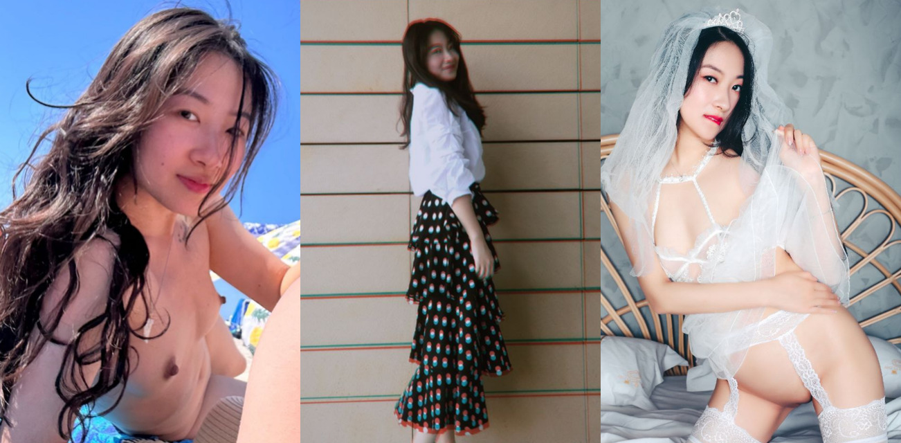 反差纯情女大学生 Ahri0716 海滩露脸全裸大秀 无毛一线天嫩穴展露无余！