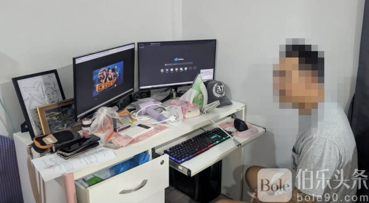 泰国新闻：警方又出重拳！扫荡网赌黑窝，年洗1亿泰铢，主嫌携枪落网