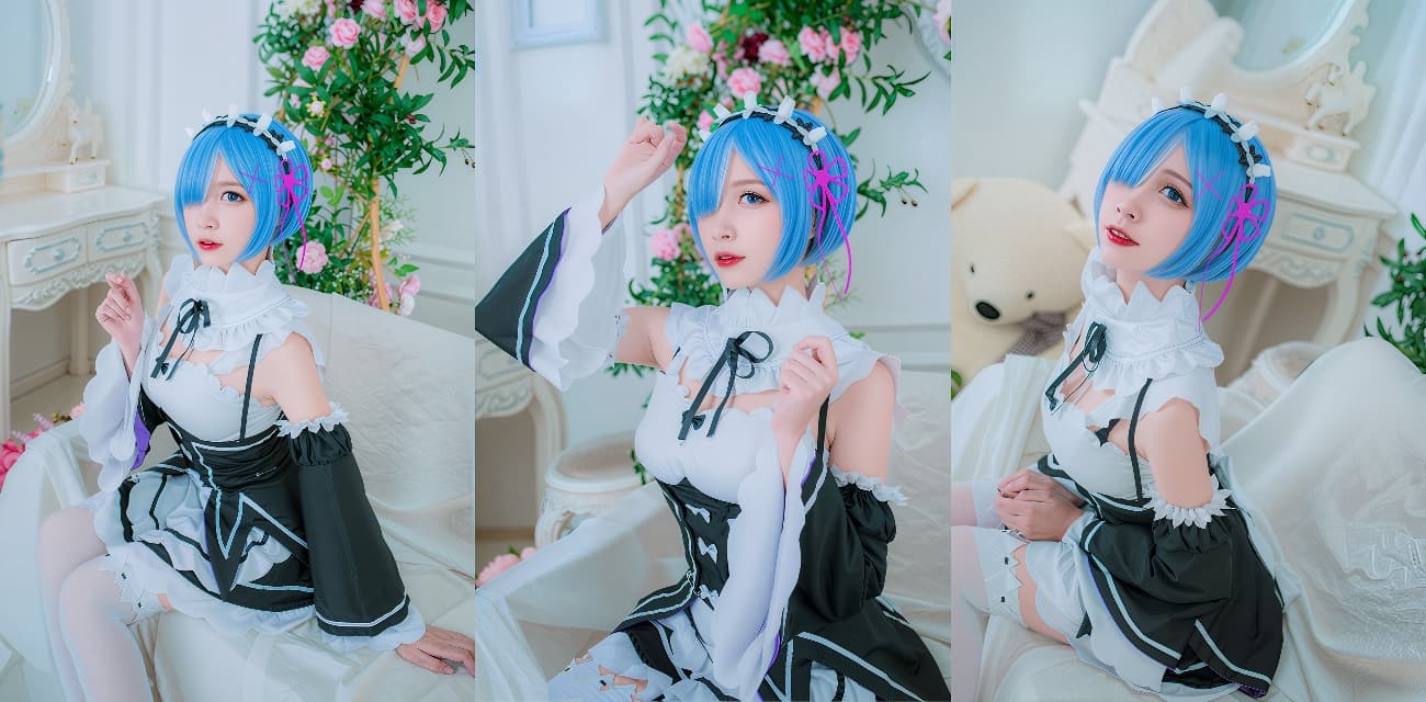 极品福利姬 cosplay蕾姆调教福利视频曝光！清纯白丝萝莉深喉口交狂吸巨屌，按摩棒狂震白虎嫩穴肛塞，口爆精液满嘴！