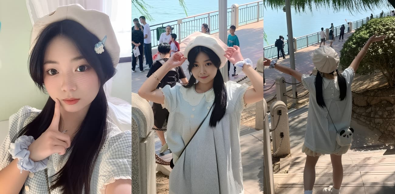 超级卡哇伊的圆脸萝莉学生妹 酒店做爱视频被男友曝光 按住头疯狂的抽插中出 反差十足太会玩了！