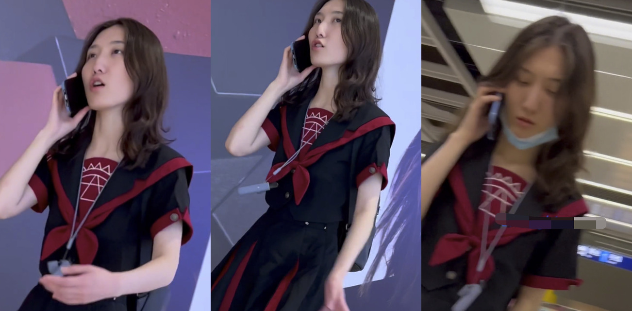 街头抄底偷拍！偷拍大神地铁抄底短裙小美眉 小妹妹居然没穿内裤 粉嫩小穴尽情展示！