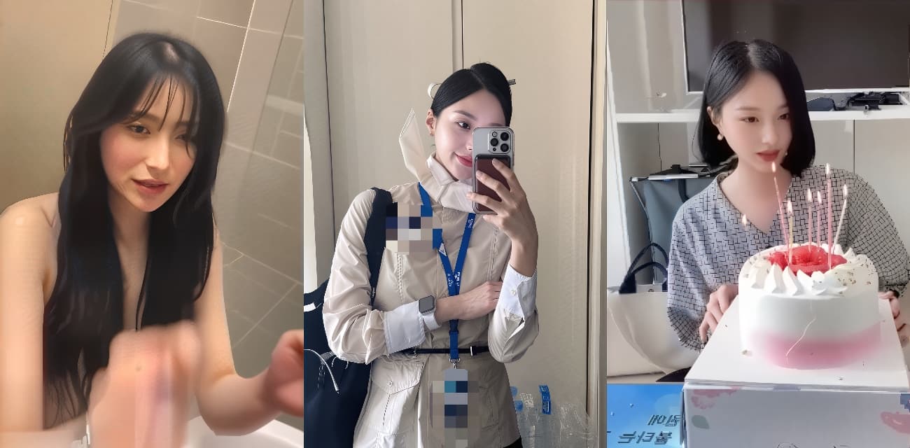 绝美颜值空姐和男友视频裸聊视频泄露，淫水疯狂向外倾泻，双手没有一秒闲下来过