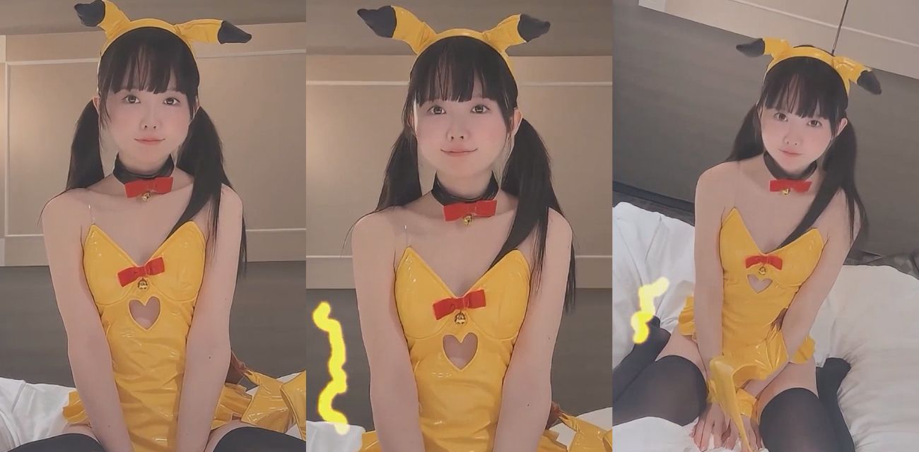 日本双马尾萝莉网黄 yurinslittlepeach cos皮卡丘 黑丝白虎嫩穴 被后入疯狂输出！